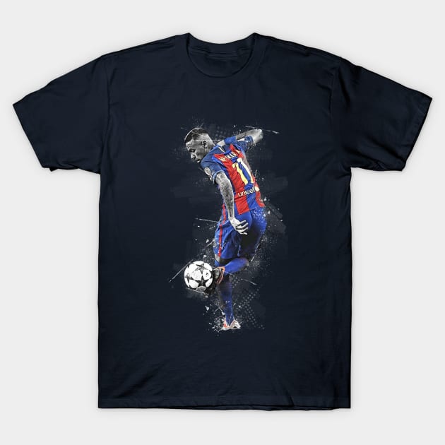 Neymar Jr T-Shirt by Creativedy Stuff